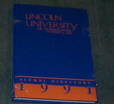 Image for LINCOLN UNIVERSITY OF PENNSYLVANIA ALUMNI DIRECTORY 1991