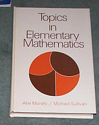 Image for TOPICS IN ELEMENTARY MATHEMATICS
